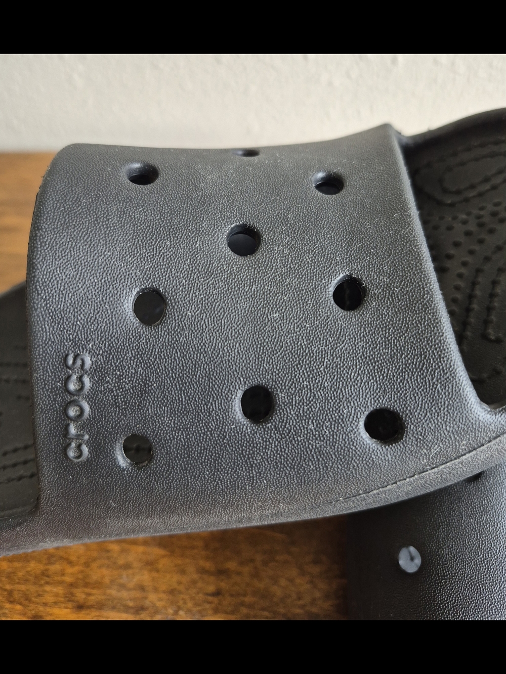 Crocs Classic Slide Sandals - Black M6 W8 - Picture 5 of 8